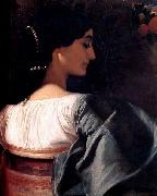 Lord Frederic Leighton An Italian Lady oil painting